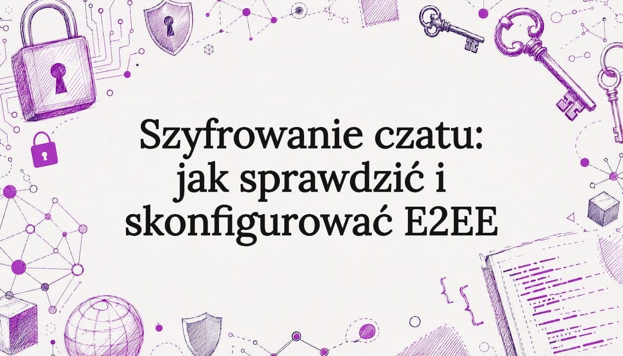 Szyfrowanie czatu: jak sprawdzić i skonfigurować E2EE
