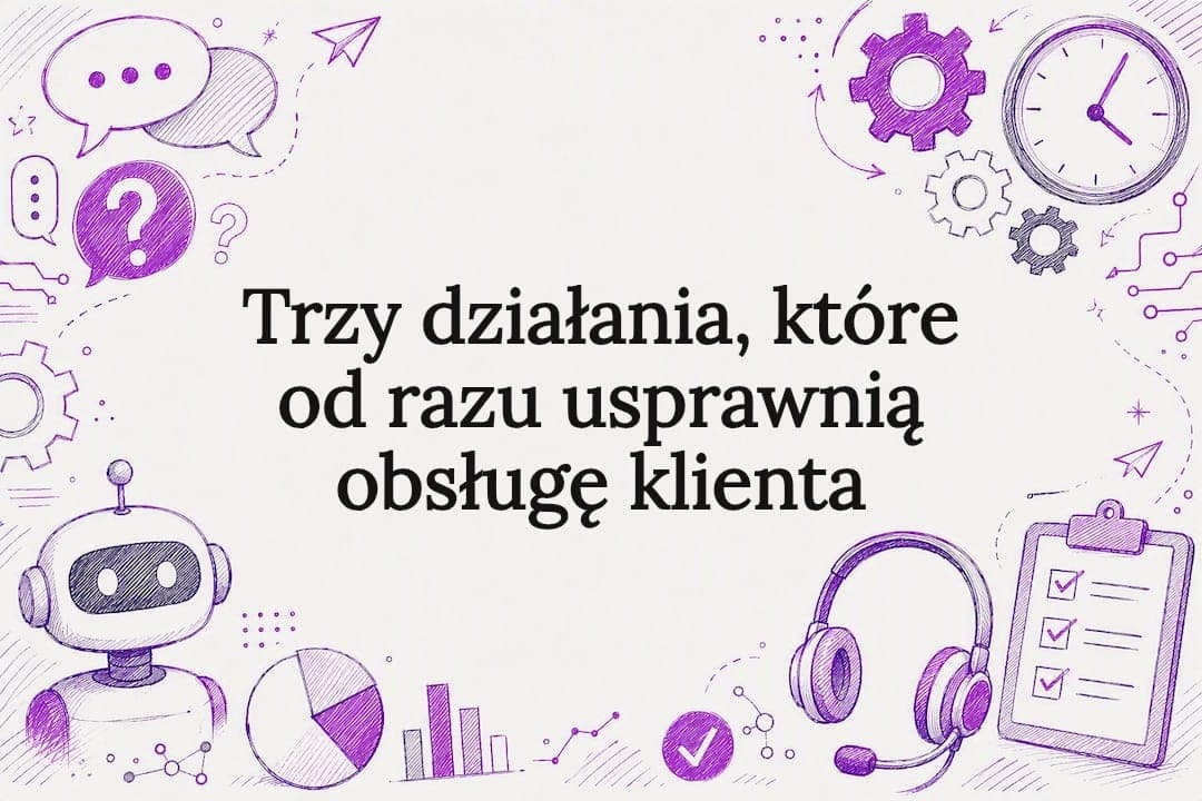 Trzy działania, które od razu usprawnią obsługę klienta