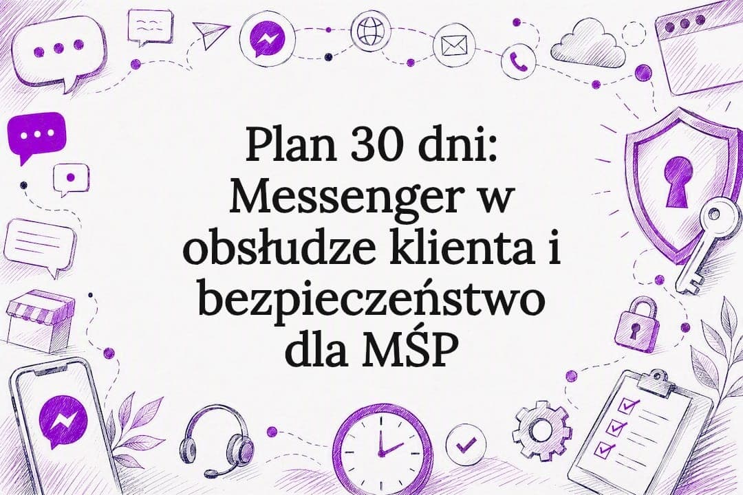 Plan 30 dni: Messenger w obsłudze klienta i bezpieczeństwo dla MŚP