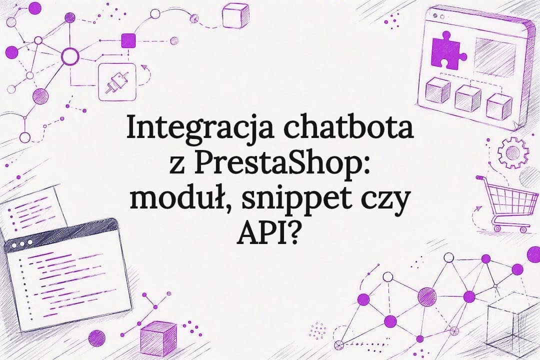 Integracja chatbota z PrestaShop: moduł, snippet czy API?