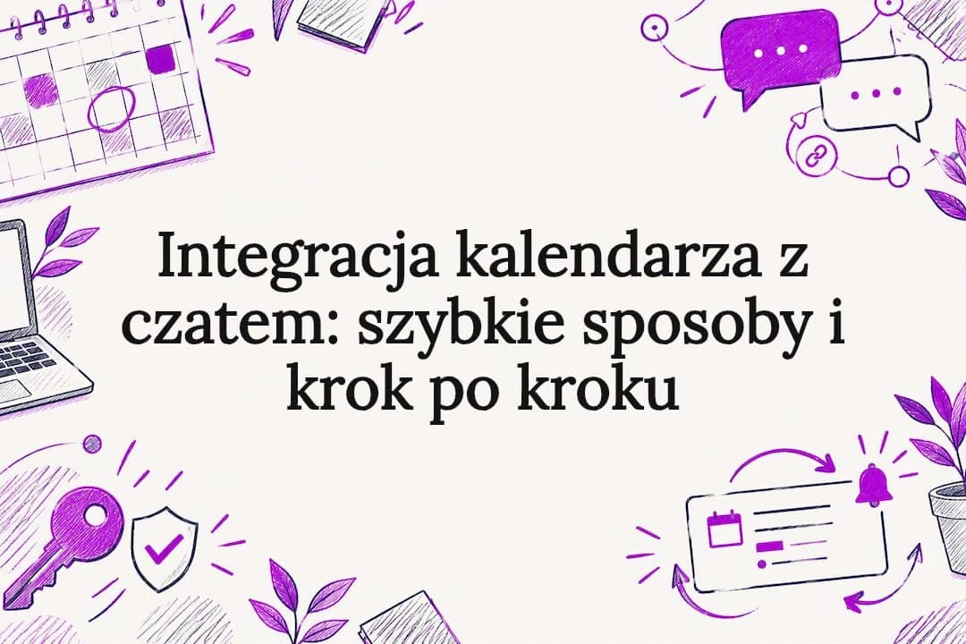 Integracja kalendarza z czatem: szybkie sposoby i krok po kroku